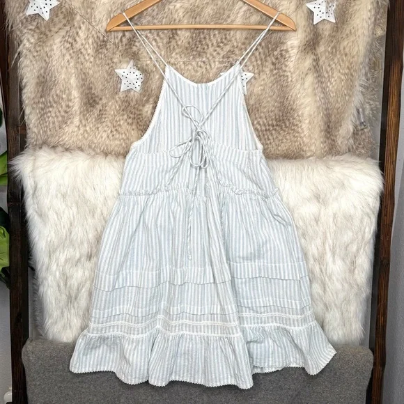 Free People Striped Ruffle Dress - Picture 3 of 3